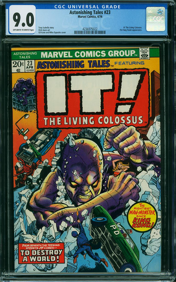 ASTONISHING TALES #23, CGC 9.0 VFNM