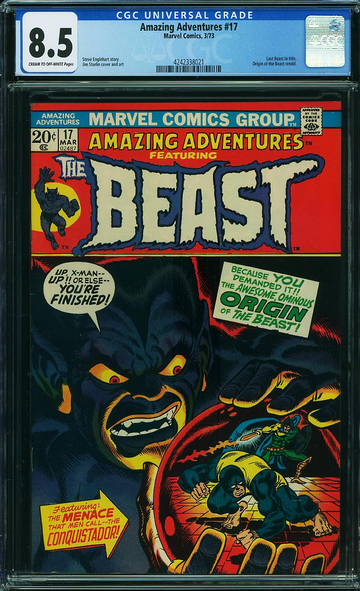 AMAZING ADVENTURES #17, CGC 8.5 VF+