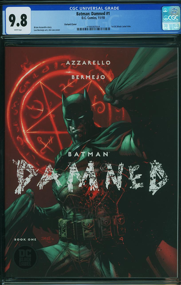 BATMAN: DAMNED #1, CGC 9.8 NM/MT