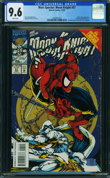MARC SPECTOR: MOON KNIGHT #57, CGC 9.6 NM+