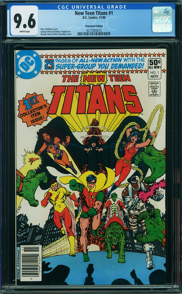 NEW TEEN TITANS #1, CGC 9.6 NM+