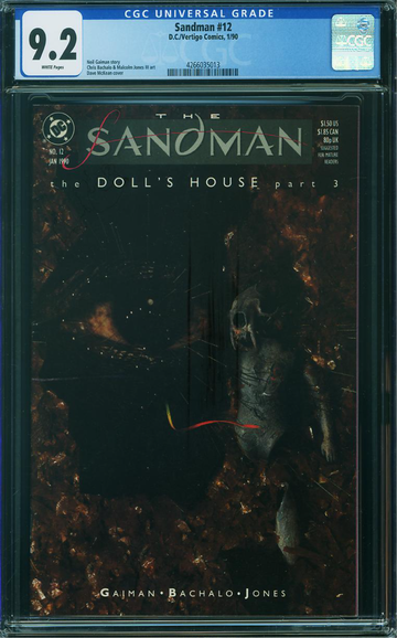SANDMAN #12, CGC 9.2 NM-