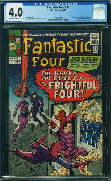 FANTASTIC FOUR #36, CGC 4.0 VG