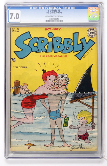 SCRIBBLY #2, CGC 7.0 FVF