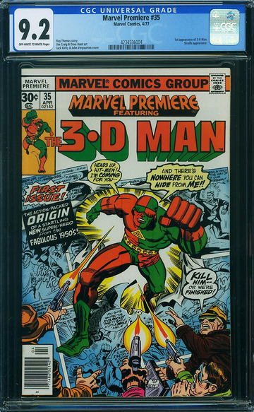MARVEL PREMIERE #35, CGC 9.2 NM-