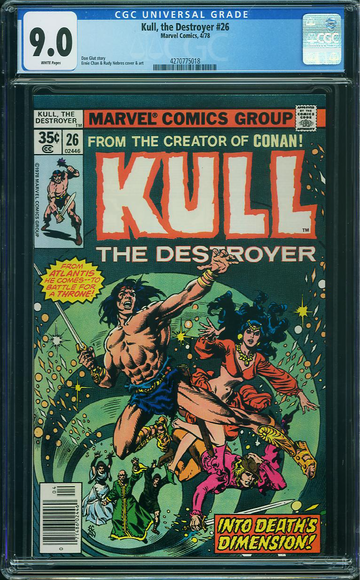 KULL, THE DESTROYER #26, CGC 9.0 VFNM