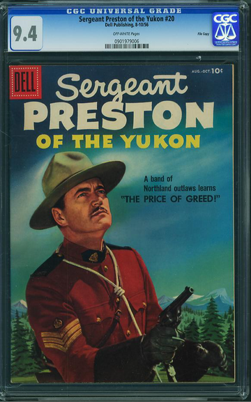 SERGEANT PRESTON OF THE YUKON #20, CGC 9.4 NM