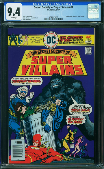 SECRET SOCIETY OF SUPER VILLAINS #1, CGC 9.4 NM