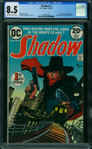 SHADOW #1, CGC 8.5 VF+
