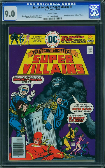 SECRET SOCIETY OF SUPER VILLAINS #1, CGC 9.0 VFNM