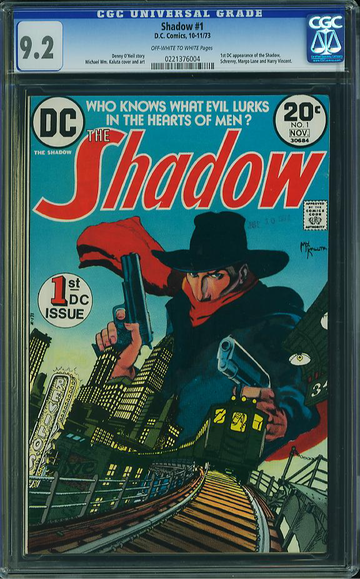 SHADOW #1, CGC 9.2 NM- -- WESTPORT COLLECTION
