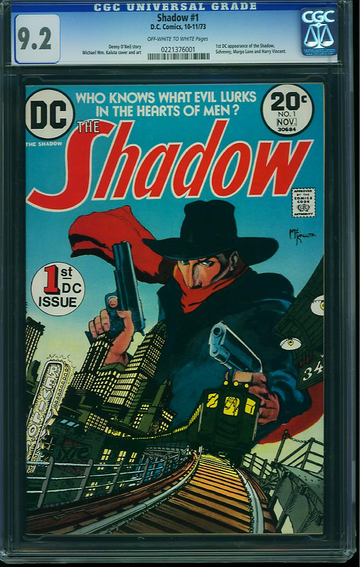SHADOW #1, CGC 9.2 NM- -- WESTPORT COLLECTION 