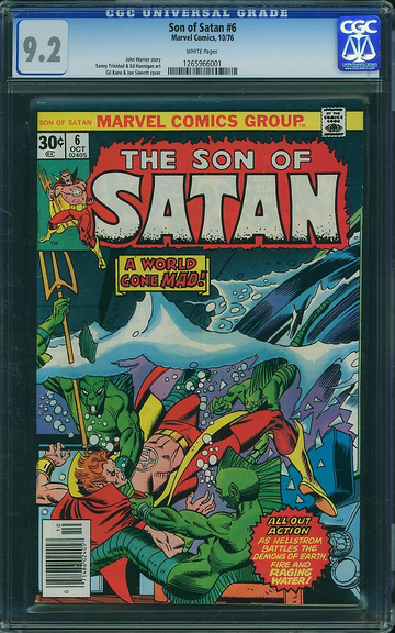 SON OF SATAN #6, CGC 9.2 NM-