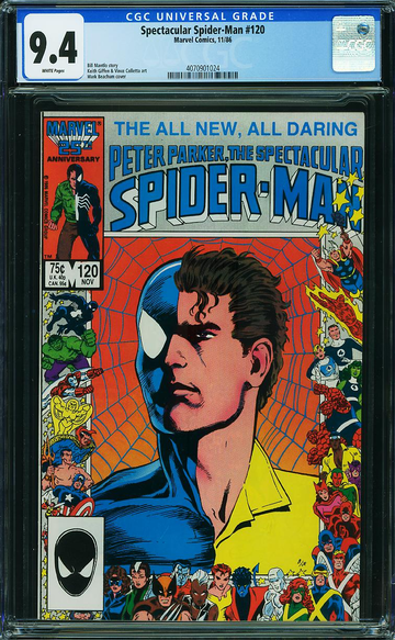 SPECTACULAR SPIDER-MAN #120, CGC 9.4 NM