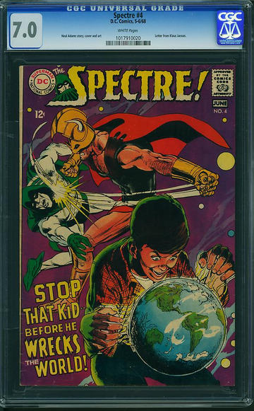 SPECTRE #4, CGC 7.0 FVF