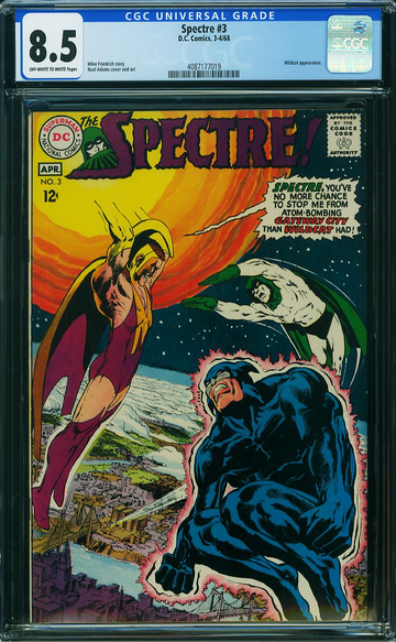 SPECTRE #3, CGC 8.5 VF+