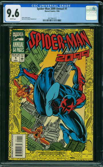 SPIDER-MAN 2099 ANNUAL #1, CGC 9.6 NM+