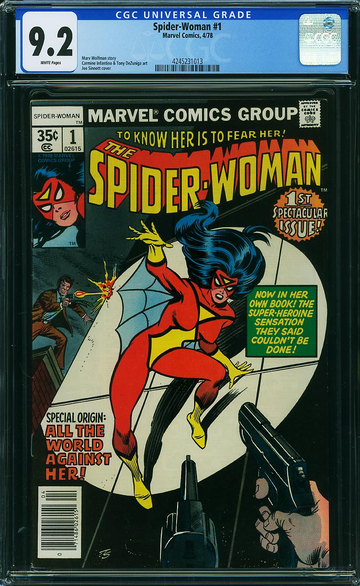 SPIDER-WOMAN #1, CGC 9.2 NM-