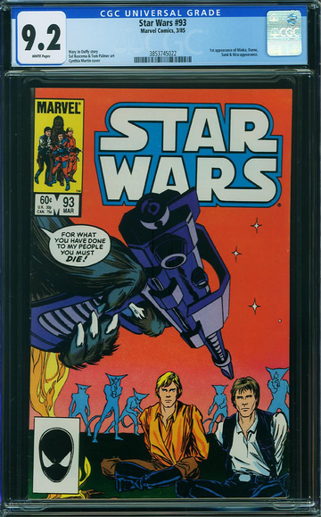 STAR WARS #93, CGC 9.2 NM-