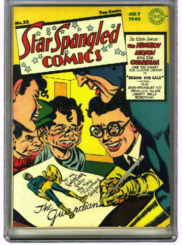 STAR SPANGLED COMICS #22, CGC 7.5 VF-