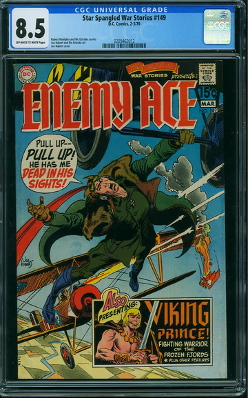 STAR SPANGLED WAR STORIES #149, CGC 8.5 VF+