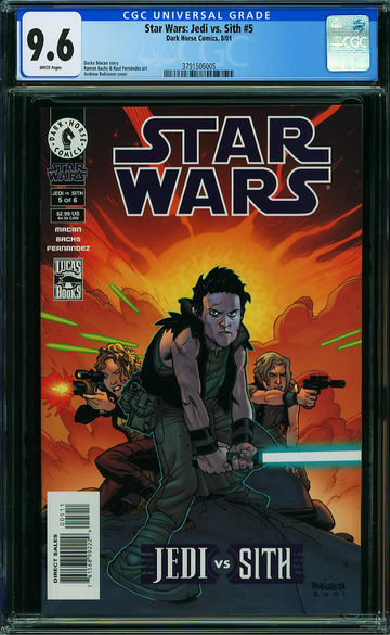 STAR WARS: JEDI VS. SITH #5, CGC 9.6 NM+