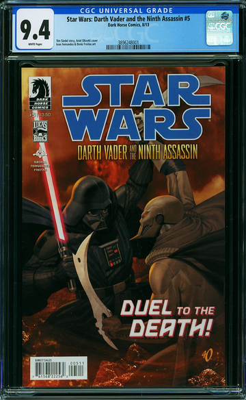 STAR WARS: DARTH VADER AND THE NINTH ASSASSIN #5, CGC 9.4 NM