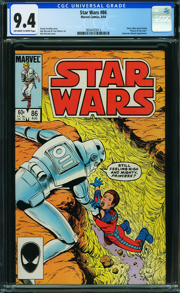 STAR WARS #86, CGC 9.4 NM