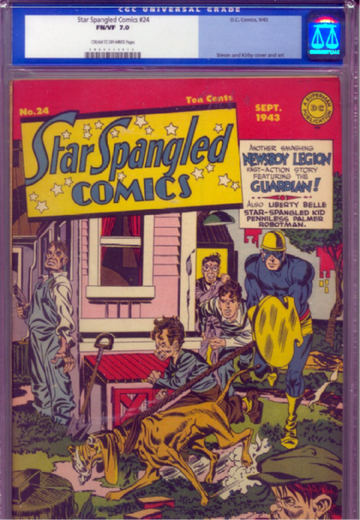 STAR SPANGLED COMICS #24, CGC 7.0 FVF
