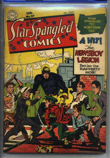 STAR SPANGLED COMICS #17, CGC 8.0 VF