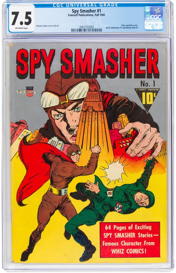 SPY SMASHER #1, CGC 7.5 VF-