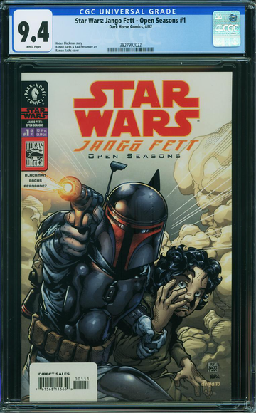 STAR WARS: JANGO FETT - OPEN SEASONS #1, CGC 9.4 NM