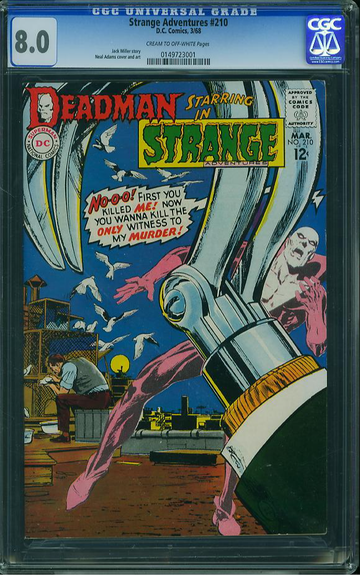 STRANGE ADVENTURES #210, CGC 8.0 VF