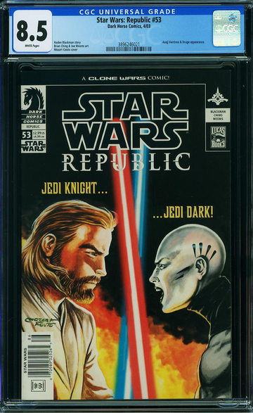 STAR WARS: REPUBLIC #53, CGC 8.5 VF+