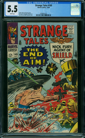 STRANGE TALES #149, CGC 5.5 FN-