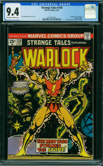 STRANGE TALES #178, CGC 9.4 NM
