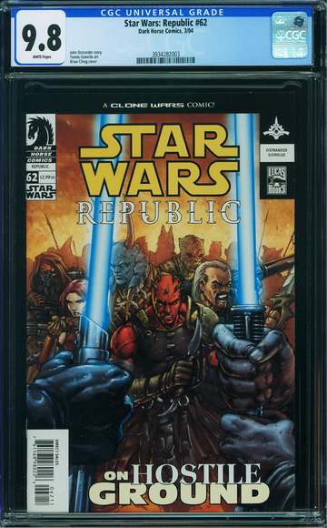 STAR WARS: REPUBLIC #62, CGC 9.8 NM/MT -- HIGHEST GRADED