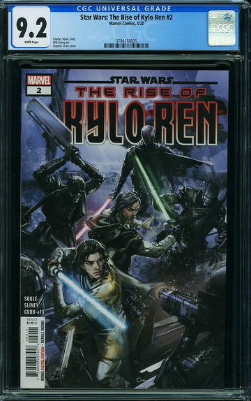 STAR WARS: THE RISE OF KYLO REN #2, CGC 9.2 NM-