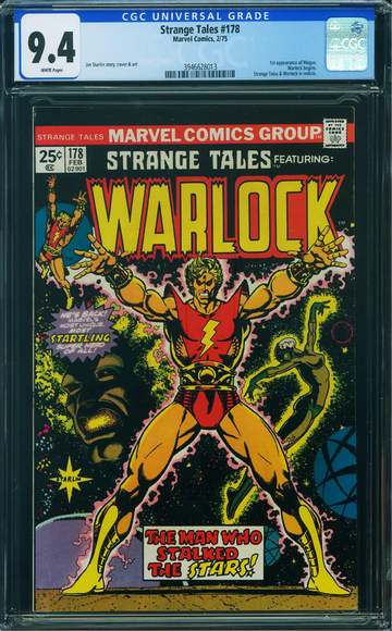 STRANGE TALES #178, CGC 9.4 NM