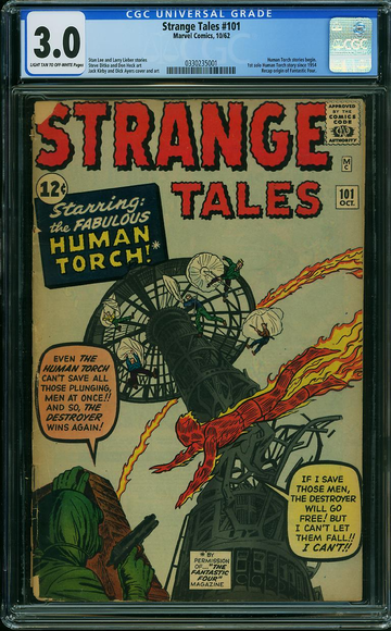 STRANGE TALES #101, CGC 3.0 GVG
