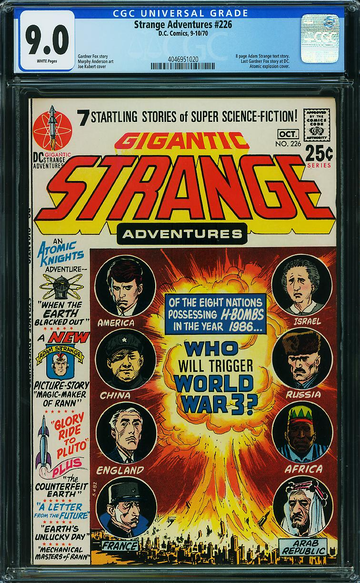 STRANGE ADVENTURES #226, CGC 9.0 VFNM
