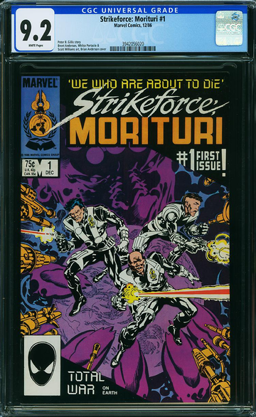 STRIKEFORCE: MORITURI #1, CGC 9.2 NM-