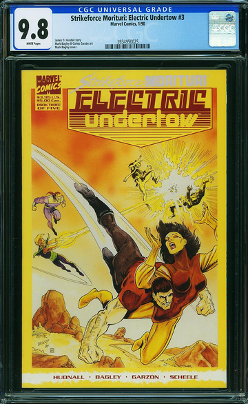 STRIKEFORCE MORITURI: ELECTRIC UNDERTOW #3, CGC 9.8 NM/MT
