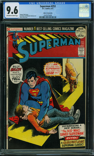 SUPERMAN #253, CGC 9.6 NM+ -- JOHN G. FANTUCCHIO PEDIGREE