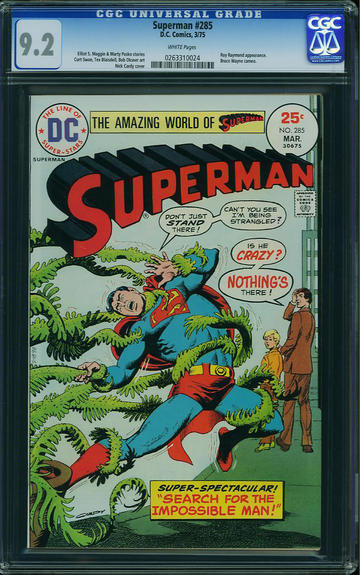 SUPERMAN #285, CGC 9.2 NM-