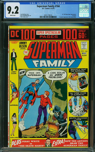 SUPERMAN FAMILY #164, CGC 9.2 NM-
