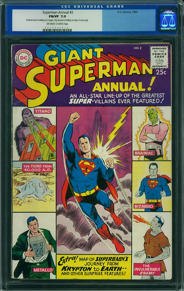 SUPERMAN ANNUAL #2, CGC 7.0 FVF