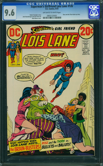 SUPERMAN'S GIRLFRIEND LOIS LANE #126, CGC 9.6 NM+