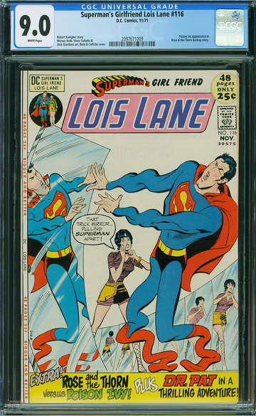 SUPERMAN'S GIRLFRIEND LOIS LANE #116, CGC 9.0 VFNM