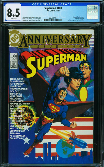 SUPERMAN #400, CGC 8.5 VF+